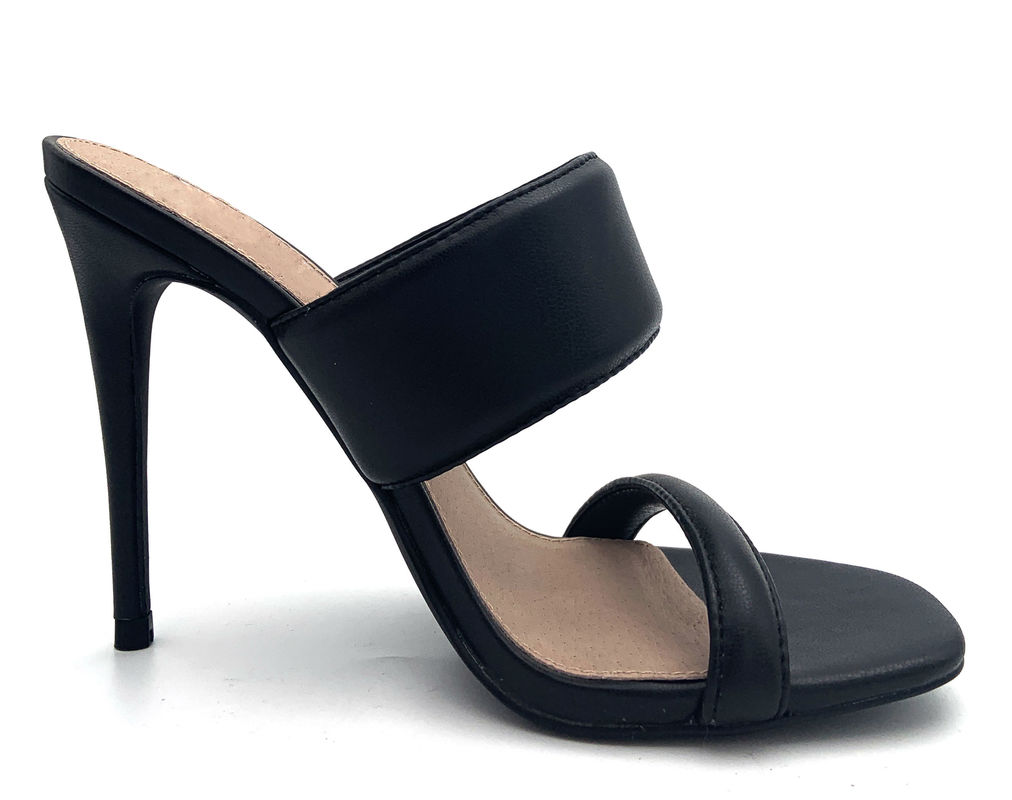 نساء بدون ظهرها الكعب الكبيرة مع الكعب الكبيرة Stiletto نوع الكعب